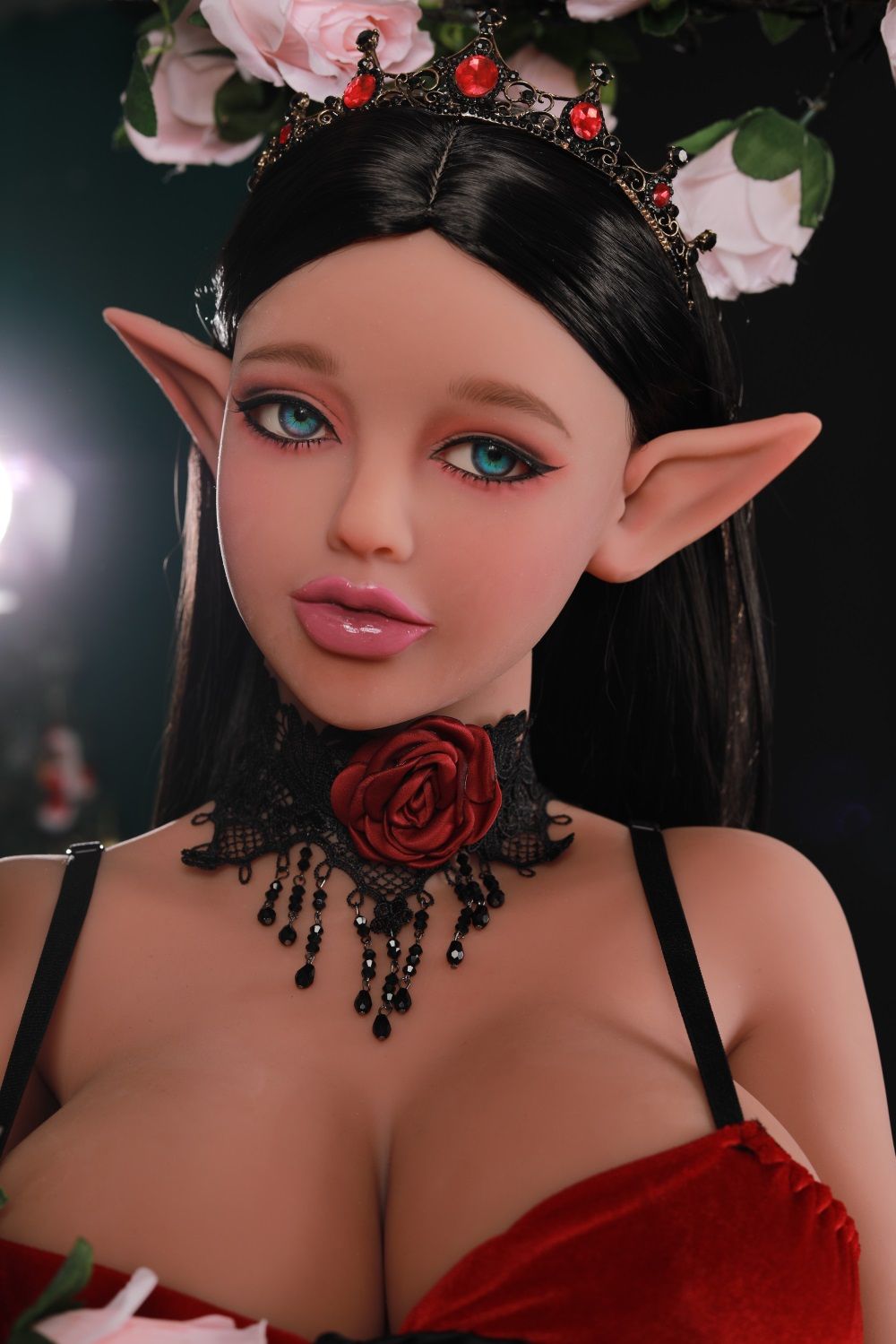 158cm/5ft2 Elf Ears Big Boobs Lifelike Sex Doll - Judith (In Stock US)-DreamLoveDoll