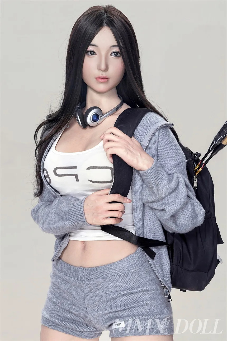 MMX Doll | 166cm/5ft5 Small Breasts Charming Asian Sporty-style Gentle Realistic Silicone Sex Doll - Meng Jie