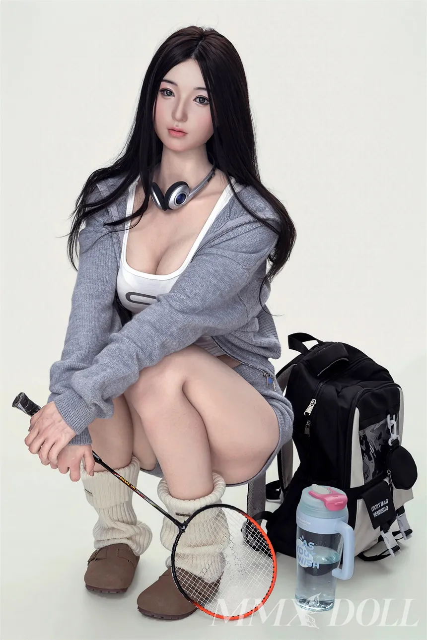 MMX Doll | 166cm/5ft5 Small Breasts Charming Asian Sporty-style Gentle Realistic Silicone Sex Doll - Meng Jie
