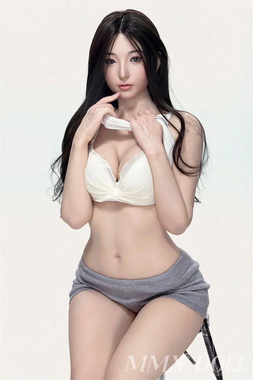 MMX Doll | 166cm/5ft5 Small Breasts Charming Asian Sporty-style Gentle Realistic Silicone Sex Doll - Meng Jie