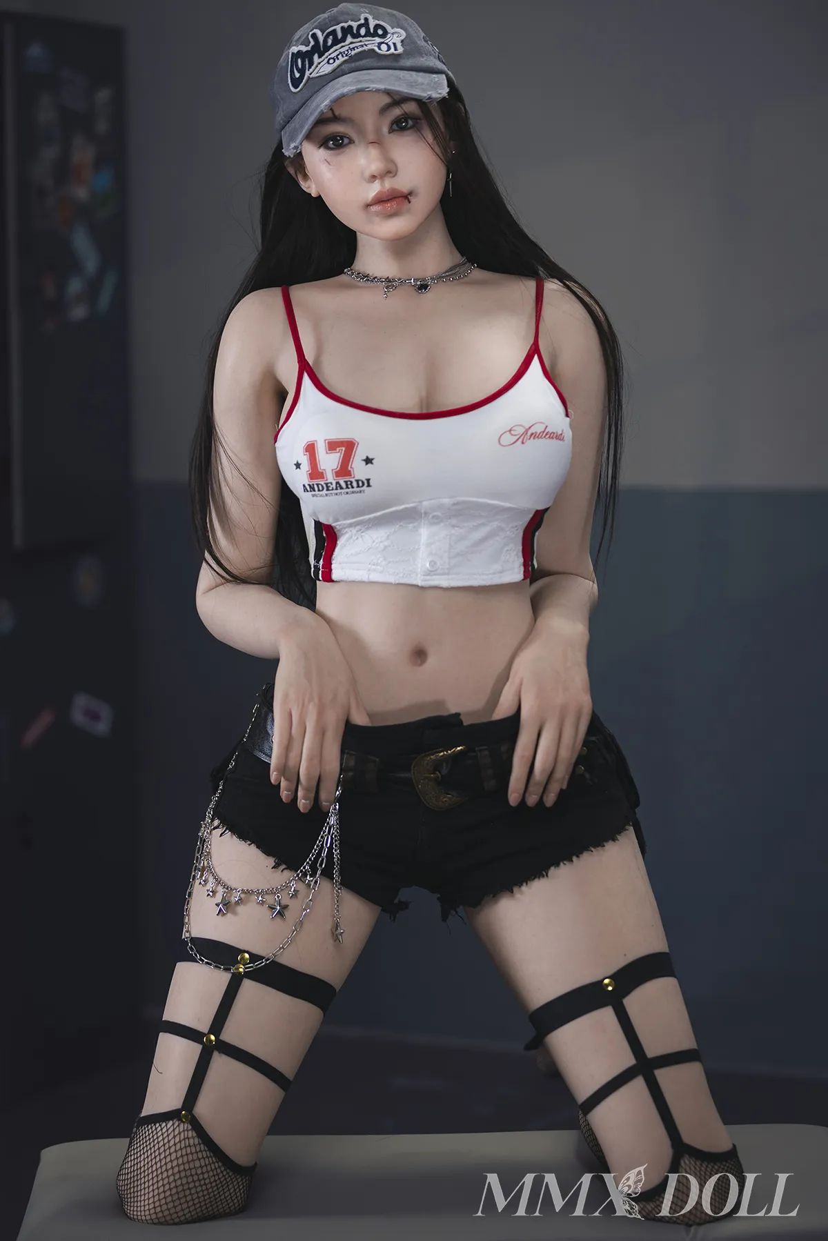 MMX Doll | 163cm/5ft4 Big Breasts Alluring Vintage Street-style Bad Girl Realistic Silicone Sex Doll - MengTing