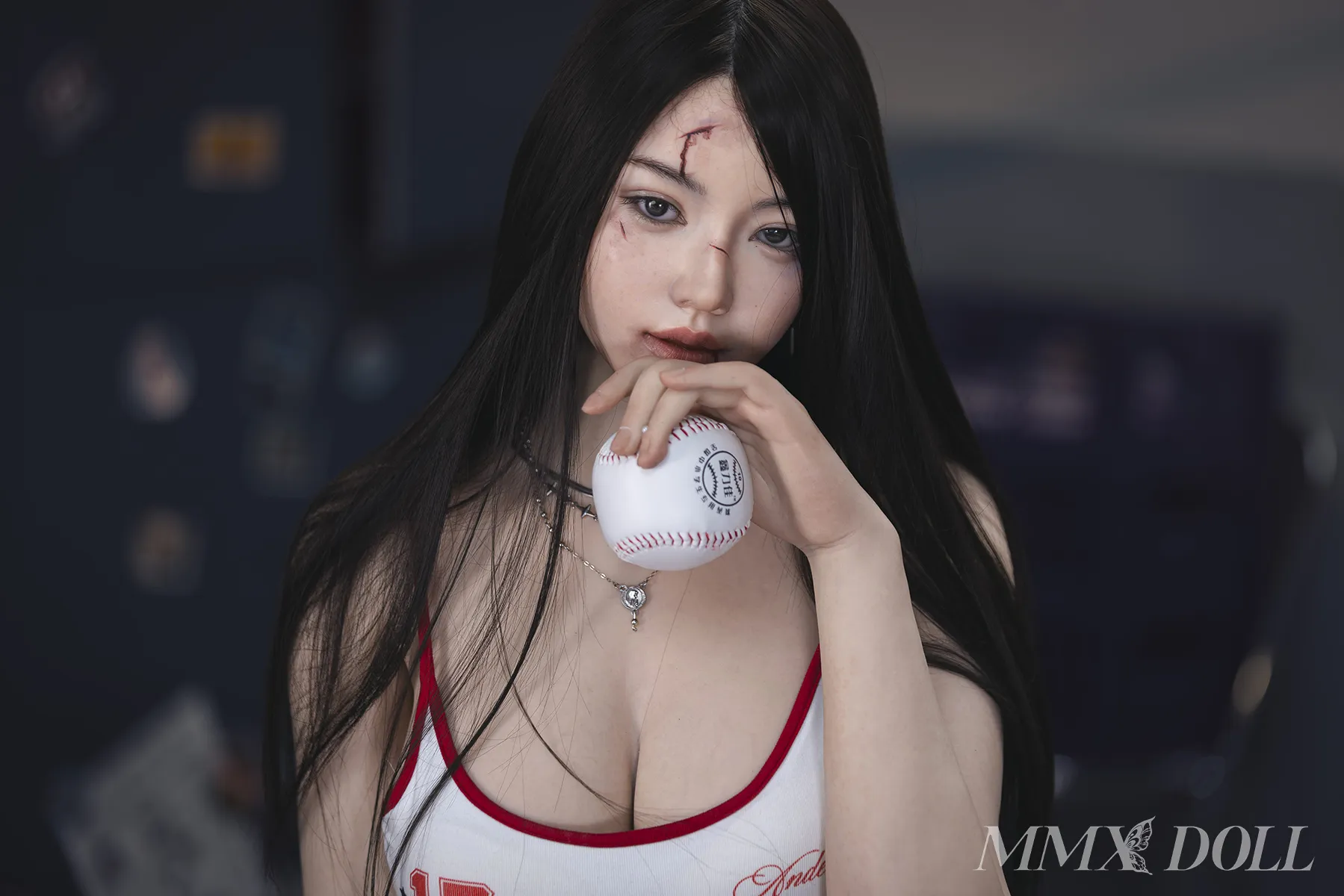 MMX Doll | 163cm/5ft4 Big Breasts Alluring Vintage Street-style Bad Girl Realistic Silicone Sex Doll - MengTing