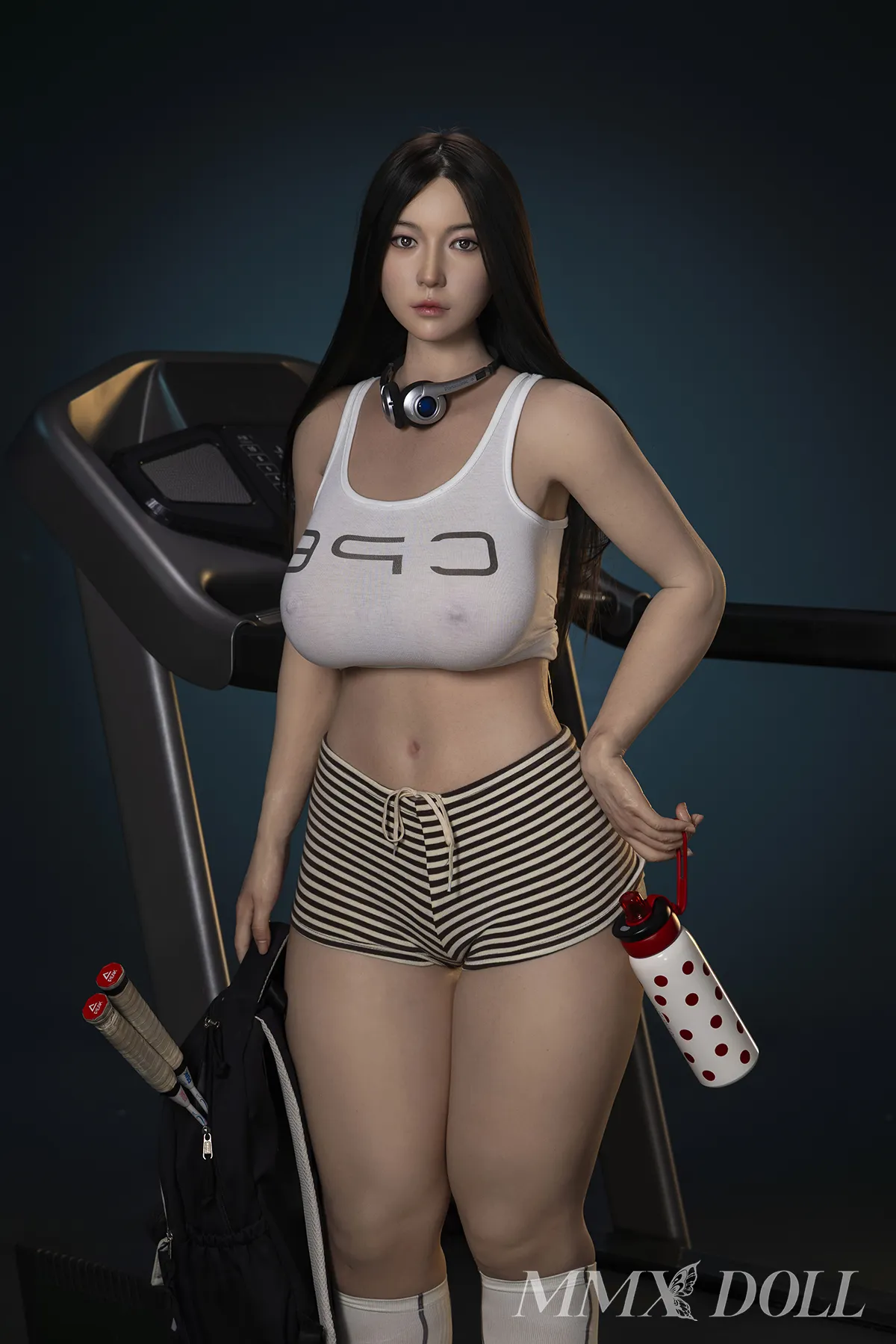 MMX Doll | 168cm/5ft6 Big Breasts Charming Asian Sporty-style Chubby Voluptuous Realistic Silicone Sex Doll - MengXi