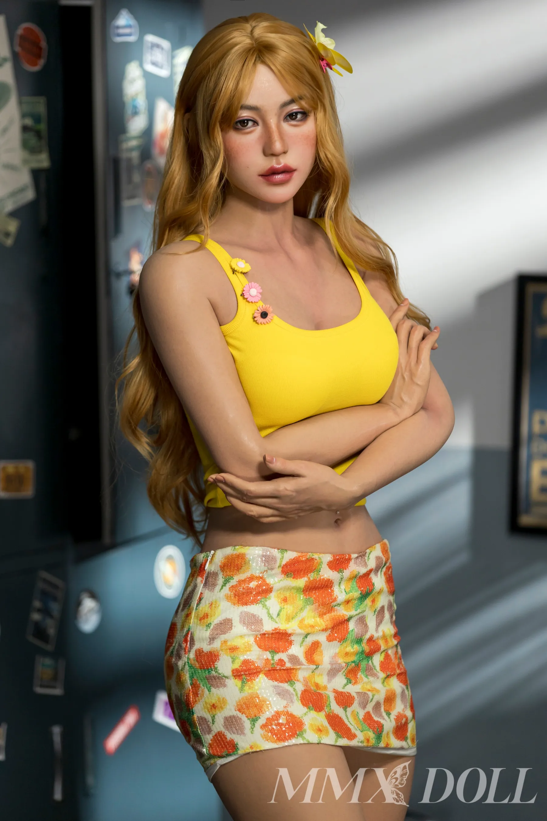 MMX Doll | 166cm/5ft5 Small Breasts Sultry Summer California-style Hottie Realistic Silicone Sex Doll - MengYao