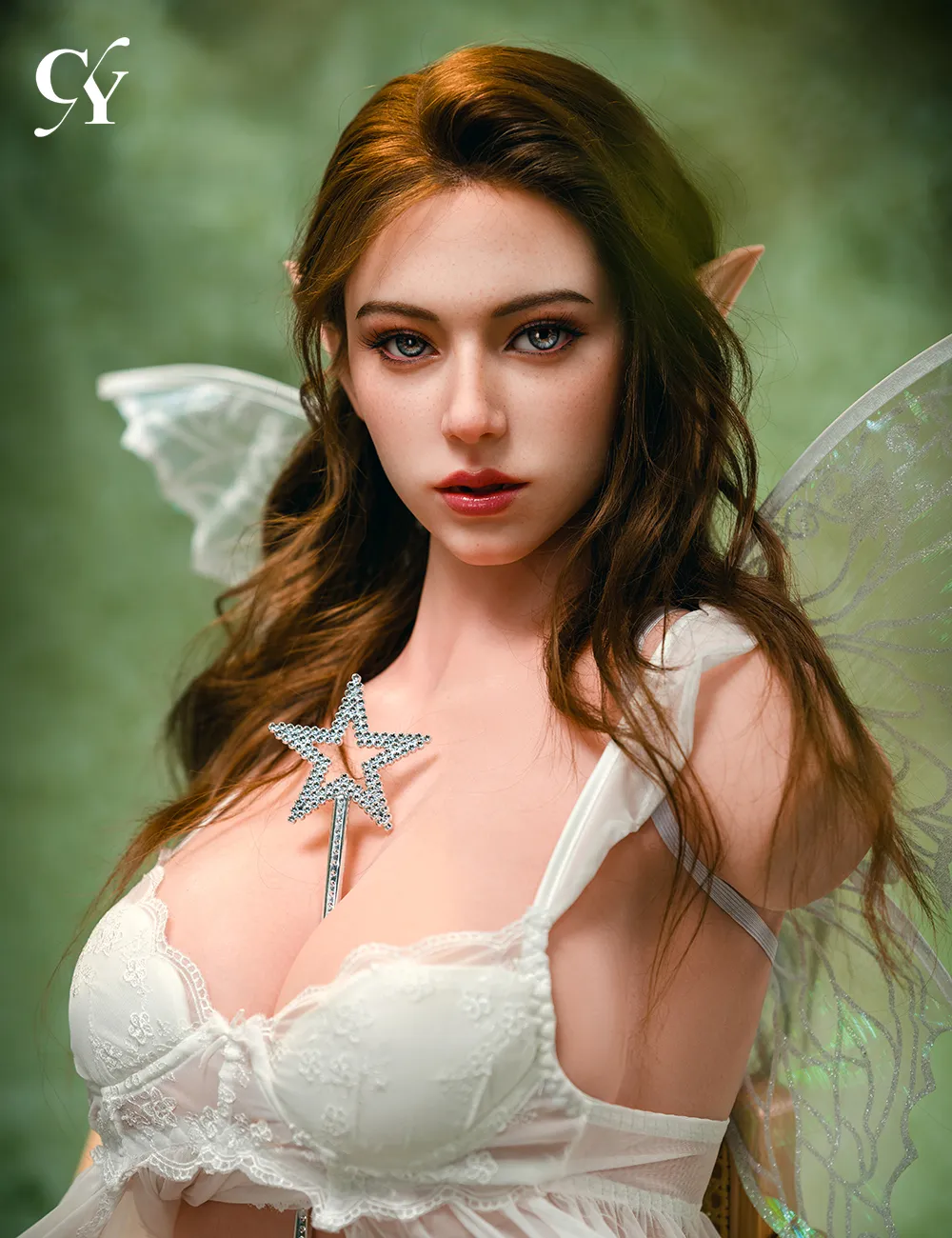 TOP-CY Doll | 110cm/3ft7 Big Breasts Real Skin Texture ROS Silicone Torso Doll - Lindsay