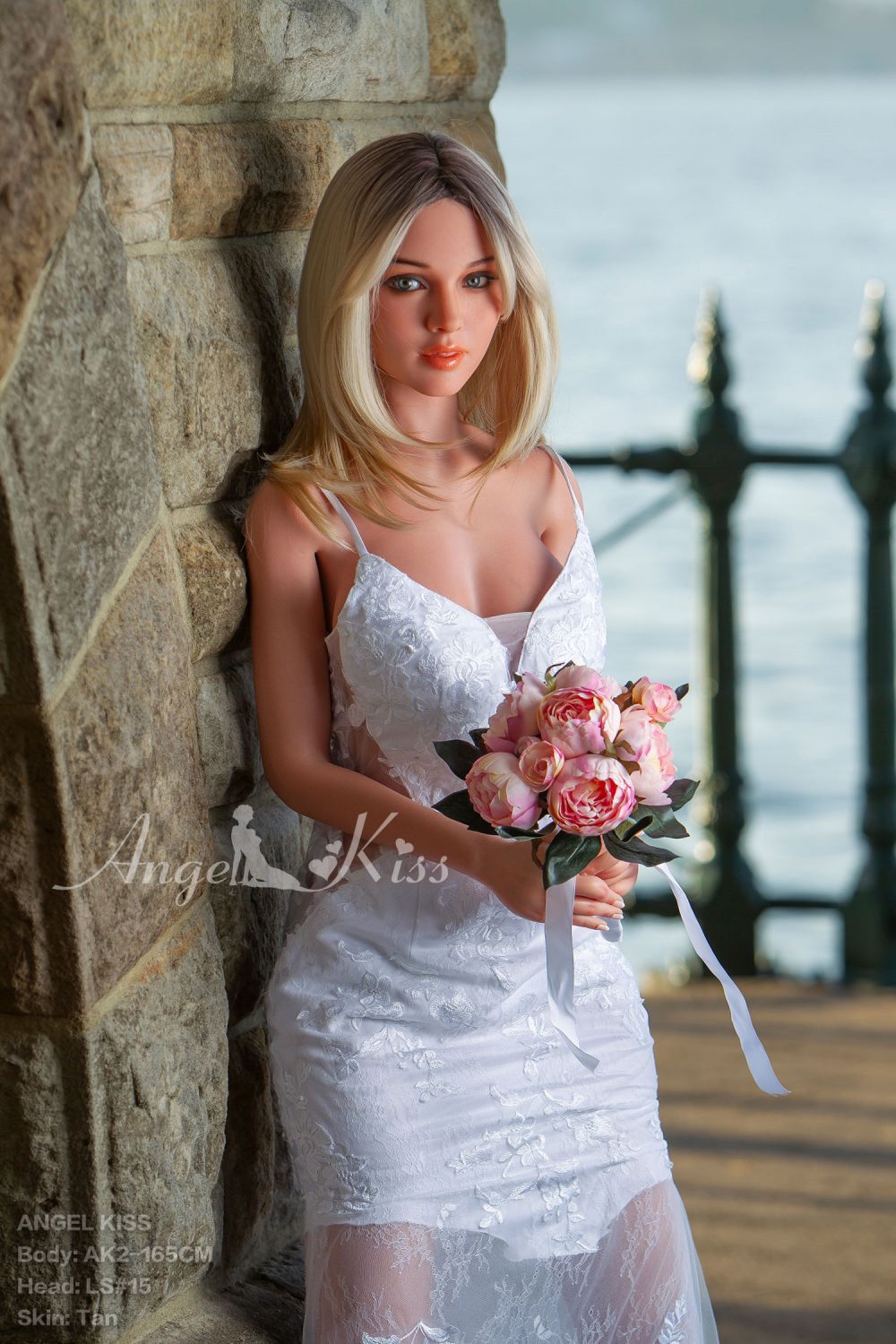 Angelkiss® 165cm (5.4') LS15# D-CUP Full Silicone Sex Dolls Model Props (NO.3011)-DreamLoveDoll