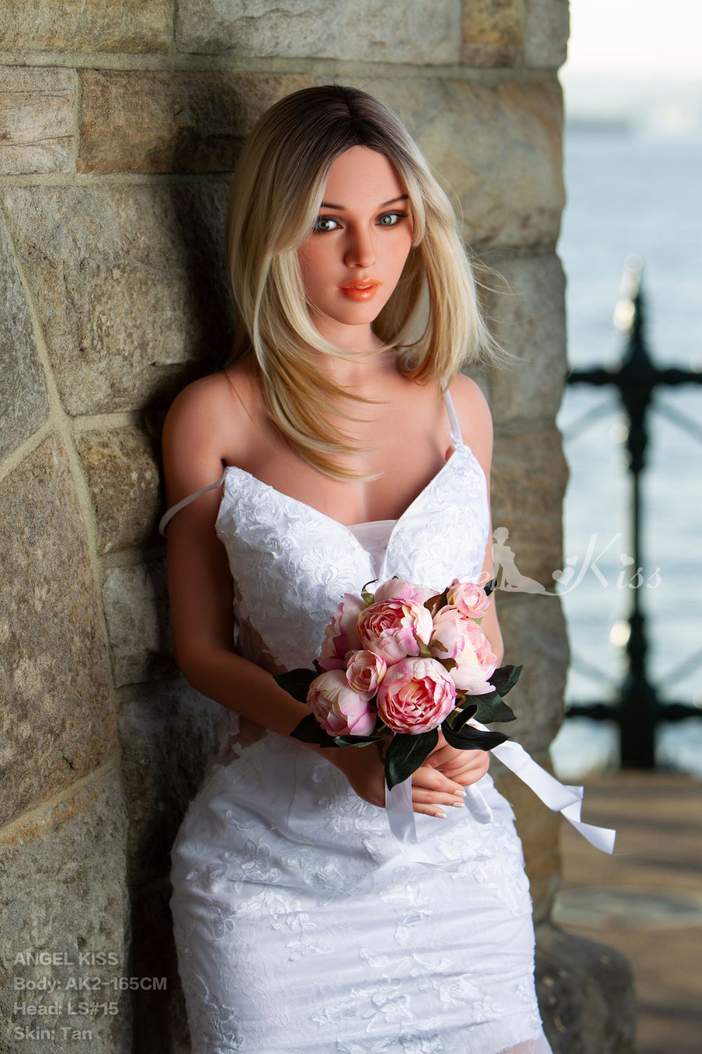 Angelkiss® 165cm (5.4') LS15# D-CUP Full Silicone Sex Dolls Model Props (NO.3011)-DreamLoveDoll