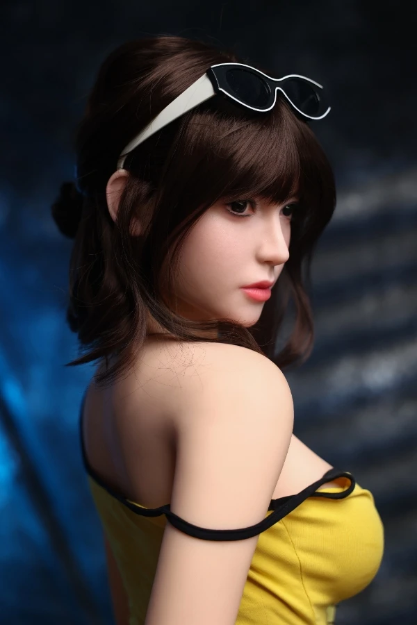 ORANGE IN® 168cm (5.6') 996# J-cup Charming Asian Silicone Head Sex Doll - Lucy