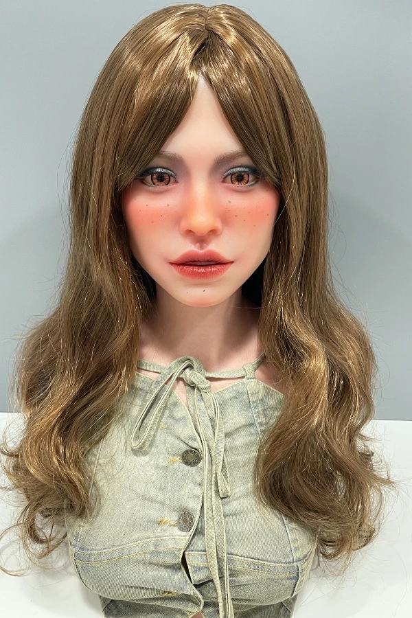 ORANGE IN® 158cm(5.2') 450# G-cup Japanese Sexy School Uniform Silicone Head Sex Doll - Grace