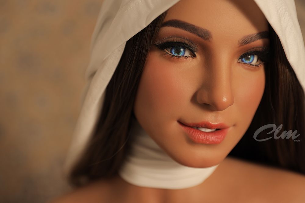 Climax Doll | 159cm/5ft25 Big Breasts Alluring Middle Eastern-style Realistic Full Silicone Sex Doll  - Mouna