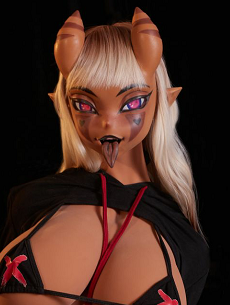 Climax Doll | 160cm/5ft3 Huge Breasts Hybrid Fantasy Little Demon Realistic TPE Sex Doll - Meru