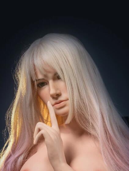 ORANGE IN® 165cm (5.5') 840# C-cup Sultry Mature Blonde Full Silicone Sex Doll - Blanche