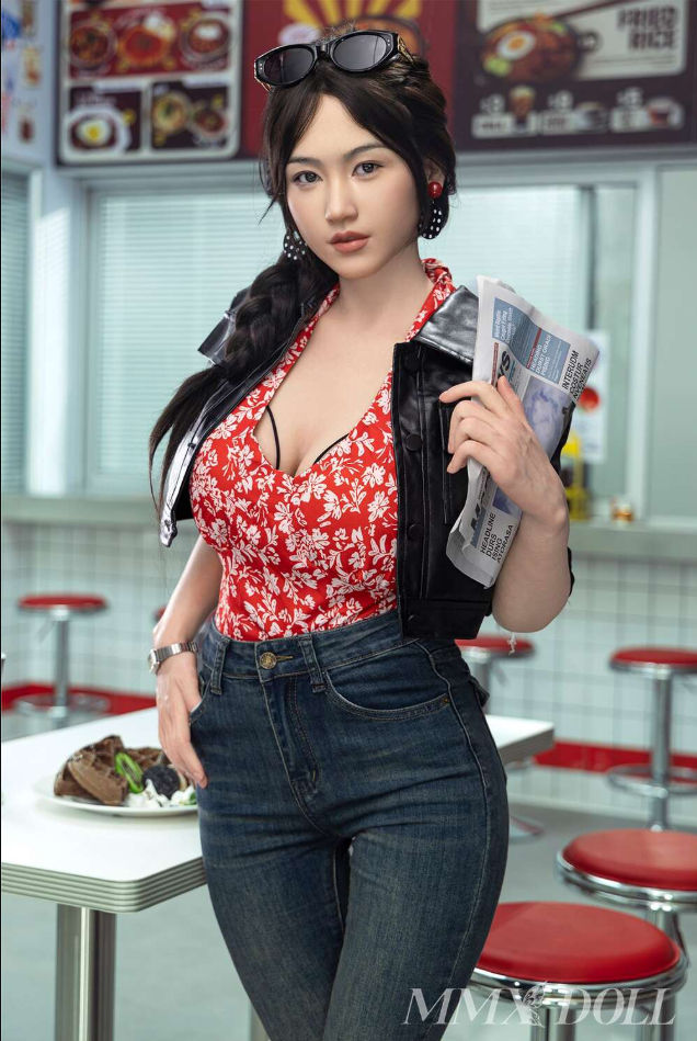 MMX Doll | 156cm/5ft1 Small Breasts Seductive Asian Mature Beauty Realistic Silicone Sex Doll - MengXin