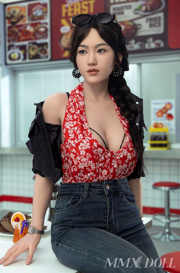 MMX Doll | 156cm/5ft1 Small Breasts Seductive Asian Mature Beauty Realistic Silicone Sex Doll - MengXin
