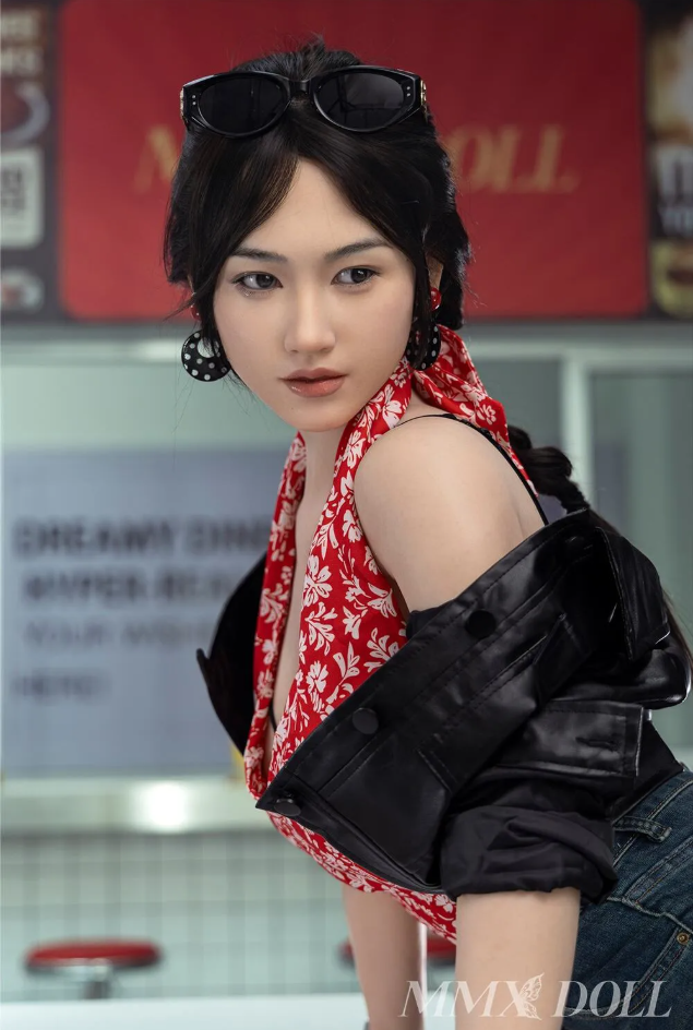 MMX Doll | 156cm/5ft1 Small Breasts Seductive Asian Mature Beauty Realistic Silicone Sex Doll - MengXin