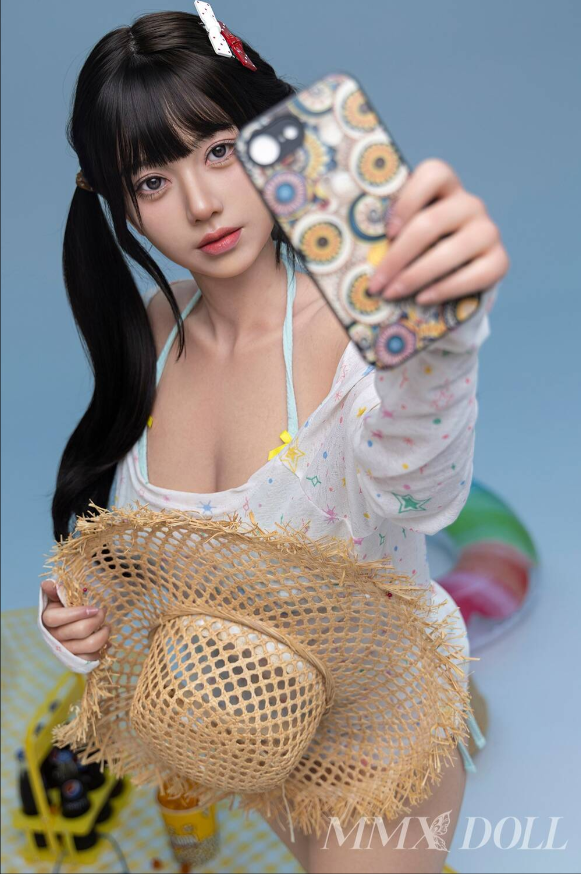 MMX Doll | 150cm/4ft11 Small Breasts Seductive Asian Sweetheart Realistic Silicone Sex Doll - MengHan