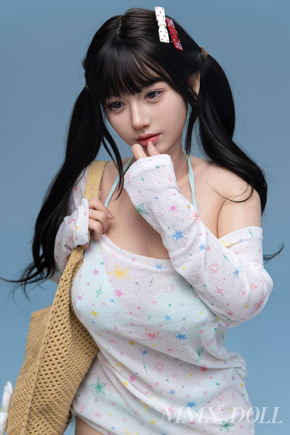 MMX Doll | 150cm/4ft11 Small Breasts Seductive Asian Sweetheart Realistic Silicone Sex Doll - MengHan