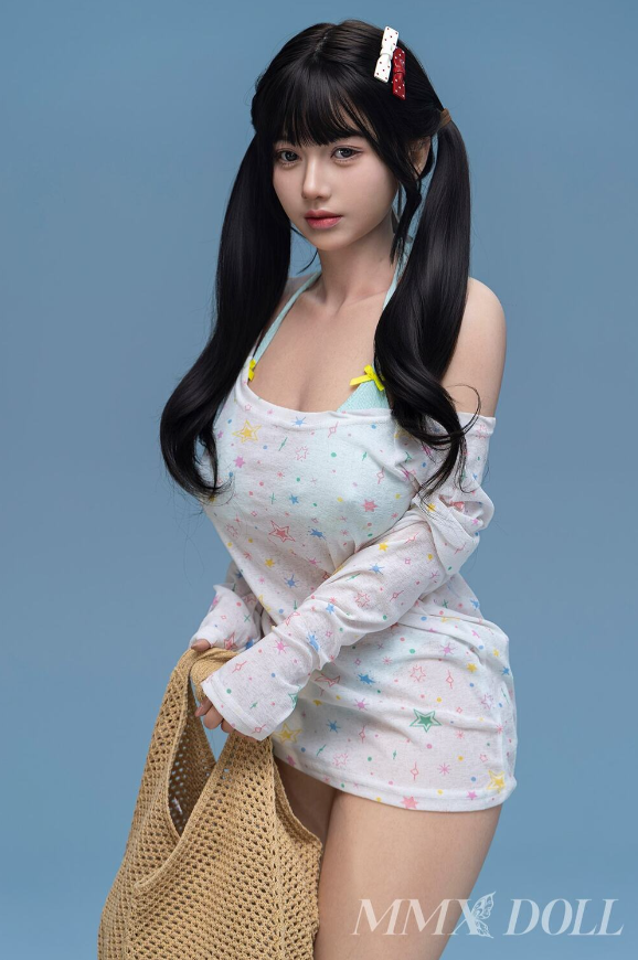MMX Doll | 150cm/4ft11 Small Breasts Seductive Asian Sweetheart Realistic Silicone Sex Doll - MengHan