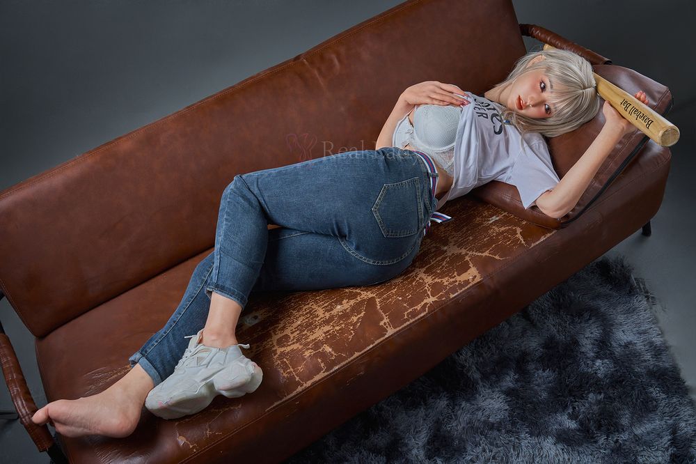  Real Lady | 159cm/5ft3 Playful Korea Sporty College-style Silicone Sex Doll - Yuna