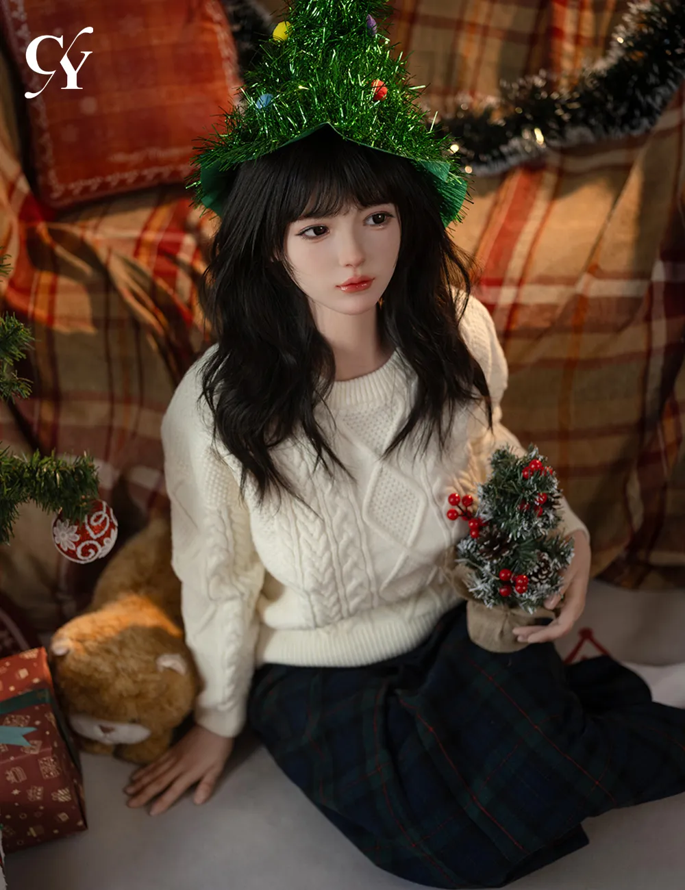 TOP-CY Doll | 162cm/5ft4 Small Breasts Christmas Silicone Sex Doll - Sato Asuka