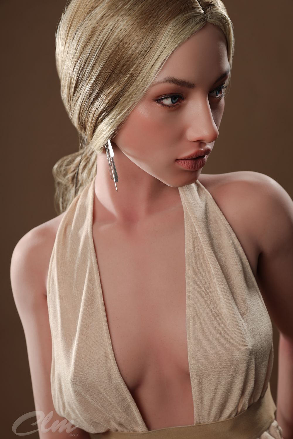 Climax Doll丨157cm/5ft2 Small Breasts Mature Blonde Movable Jaw Lifelike Full Silicone Sex Doll - Sola 