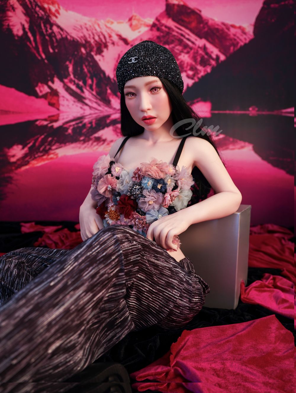 Climax Doll | 160cm/5ft3 Small Breasts Asian Fashion Movable Jaw Realistic Full Silicone Sex Doll - Janice