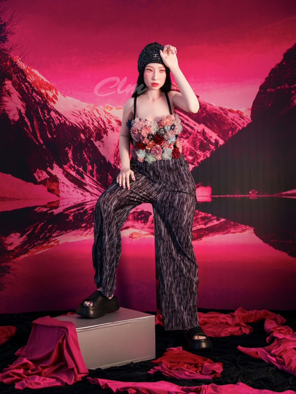 Climax Doll | 160cm/5ft3 Small Breasts Asian Fashion Movable Jaw Realistic Full Silicone Sex Doll - Janice