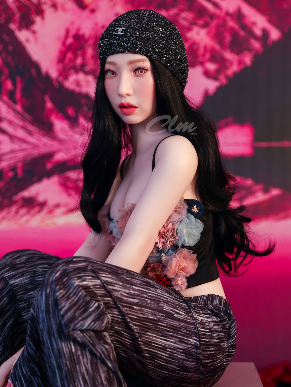 Climax Doll | 160cm/5ft3 Small Breasts Asian Fashion Movable Jaw Realistic Full Silicone Sex Doll - Janice