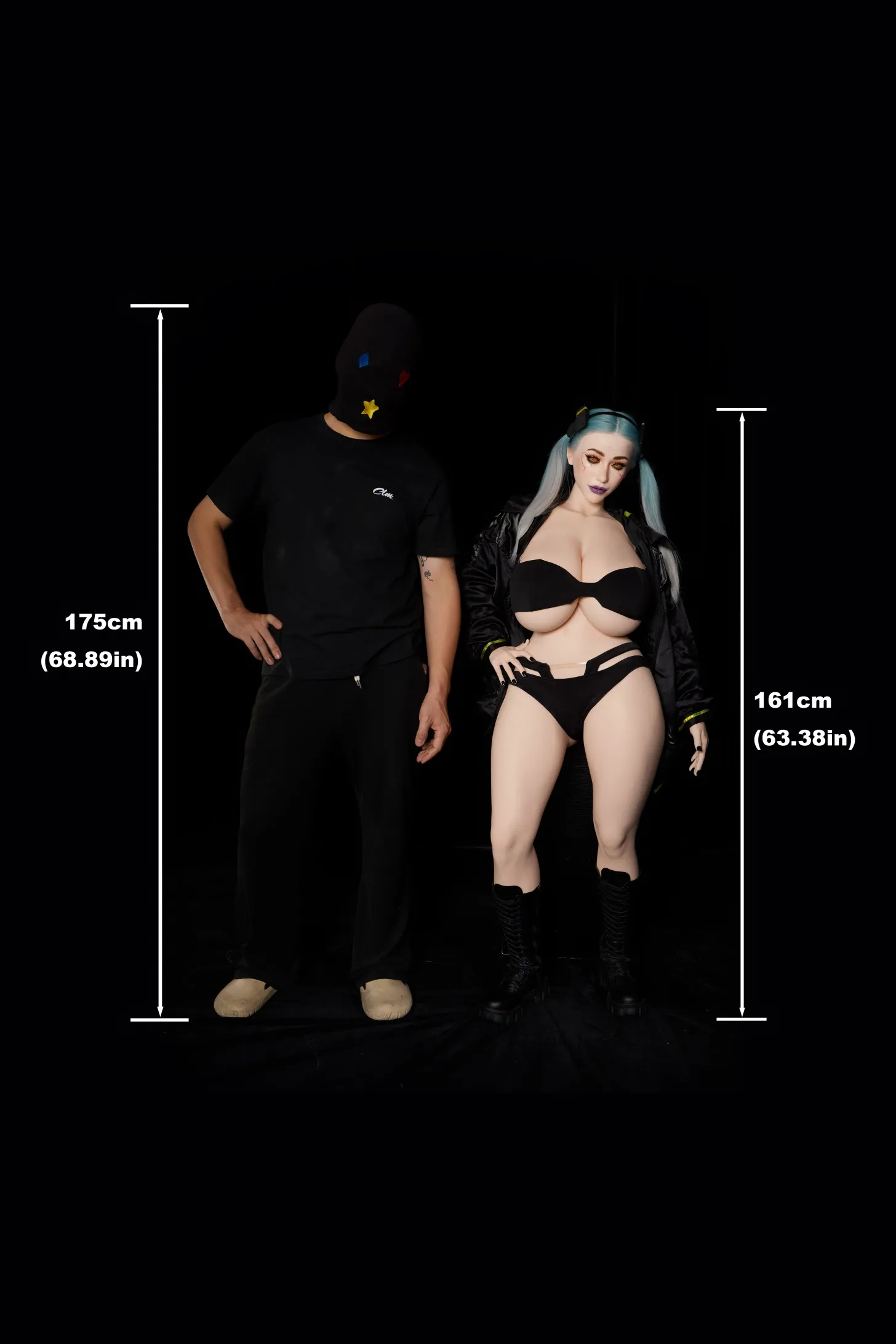 Climax Doll | 161cm/5ft3 Huge Breasts Seductive Cyberpunk Anime Hottie Cosplay Realistic Full Silicone Sex Doll – Tasha 