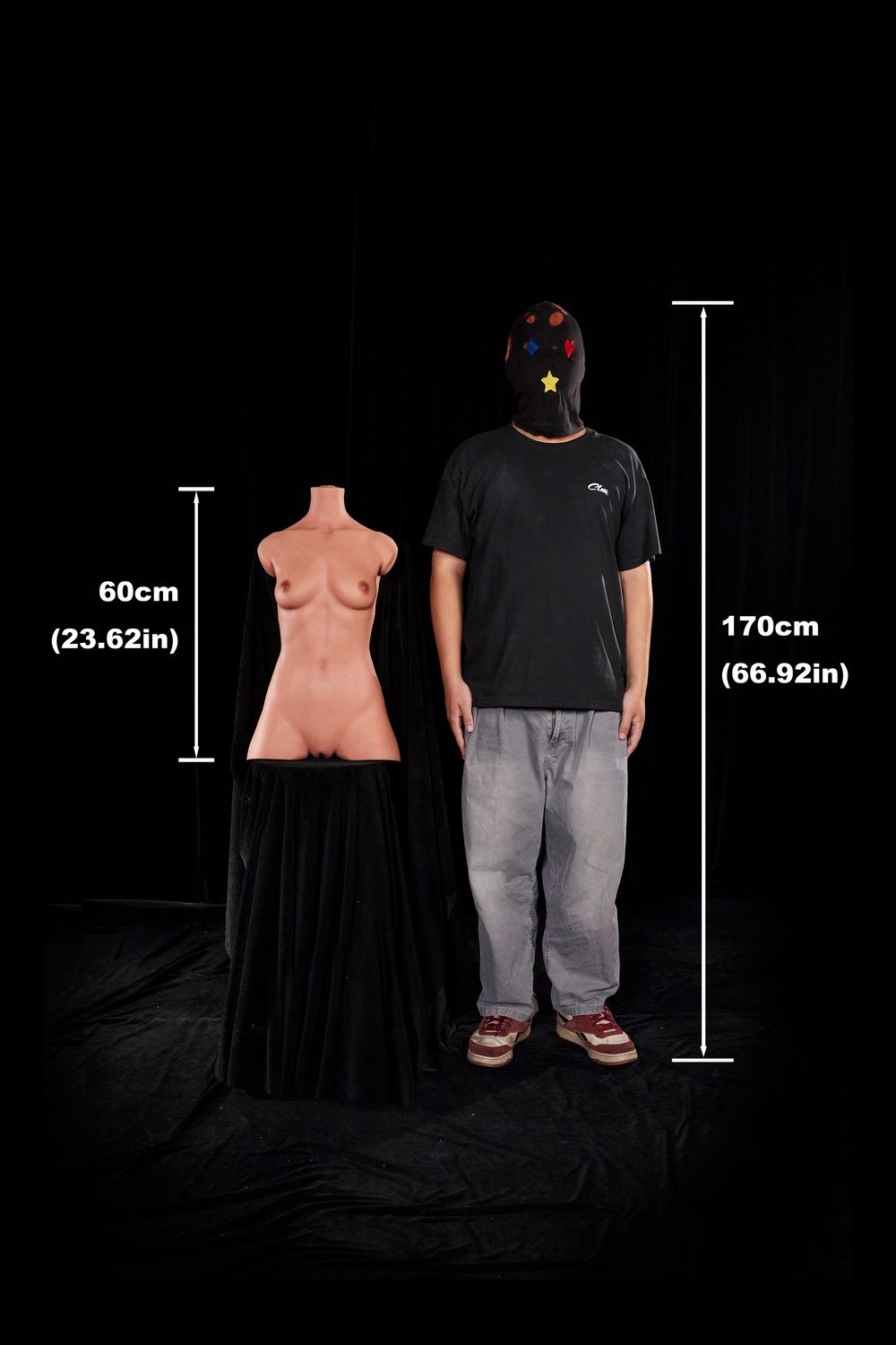 Climax Doll | ULW 80cm/2ft6 Flat Breasts Realistic Silicone Torso Sex 661# - Carmen