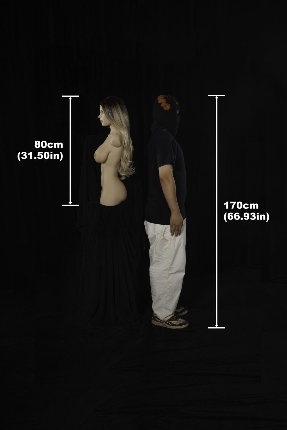 Climax Doll | ULW 80cm/2ft6 Small Breasts Seductive Blonde Realistic Silicone Torso Sex 662# - Miko