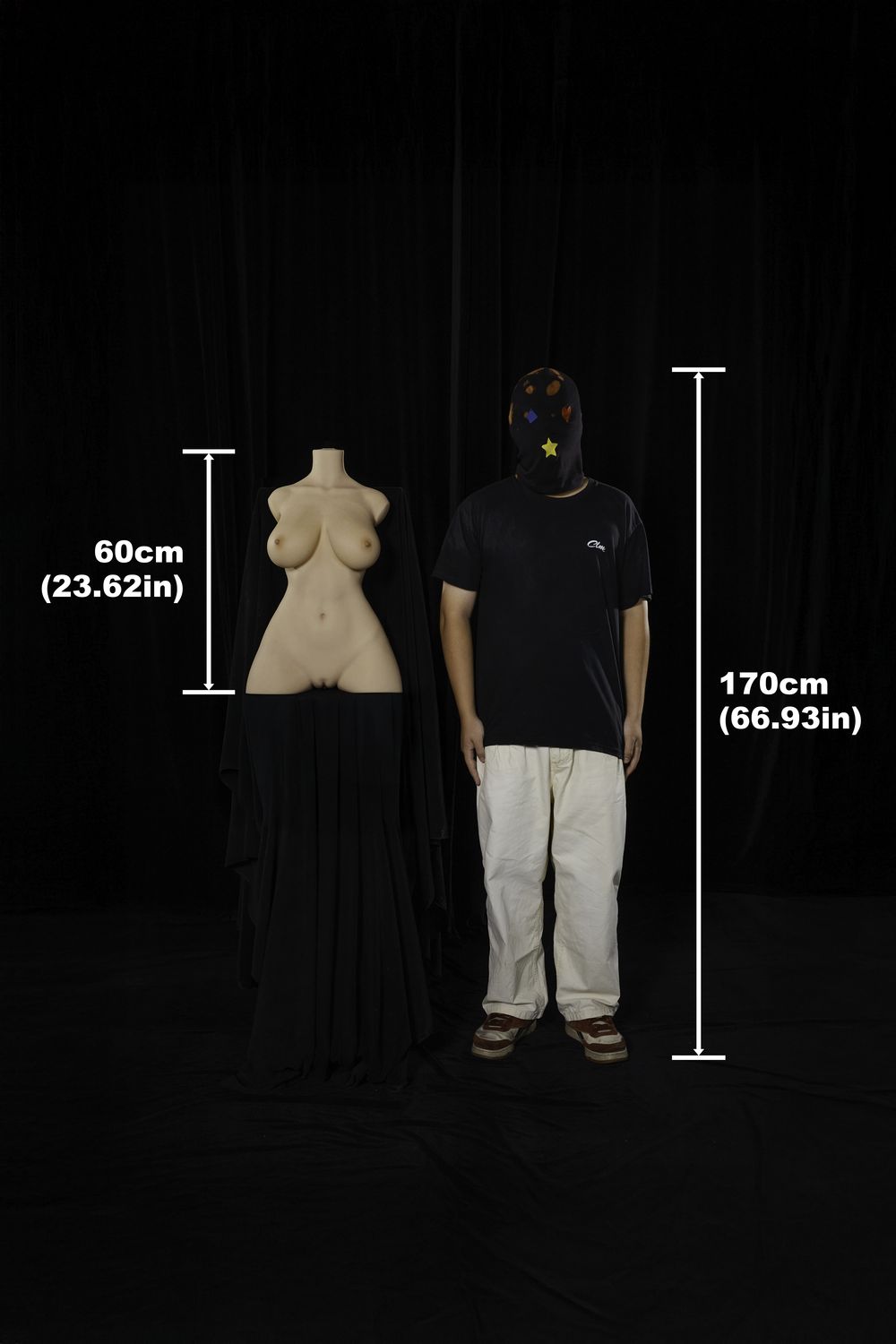 Climax Doll | ULW 80cm/2ft6 Small Breasts Realistic Silicone Torso Sex 662# - Miko