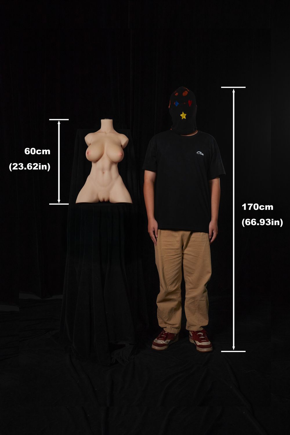 Climax Doll | ULW 60cm/2ft Big Breasts Realistic Silicone Torso Sex 663# - Livia