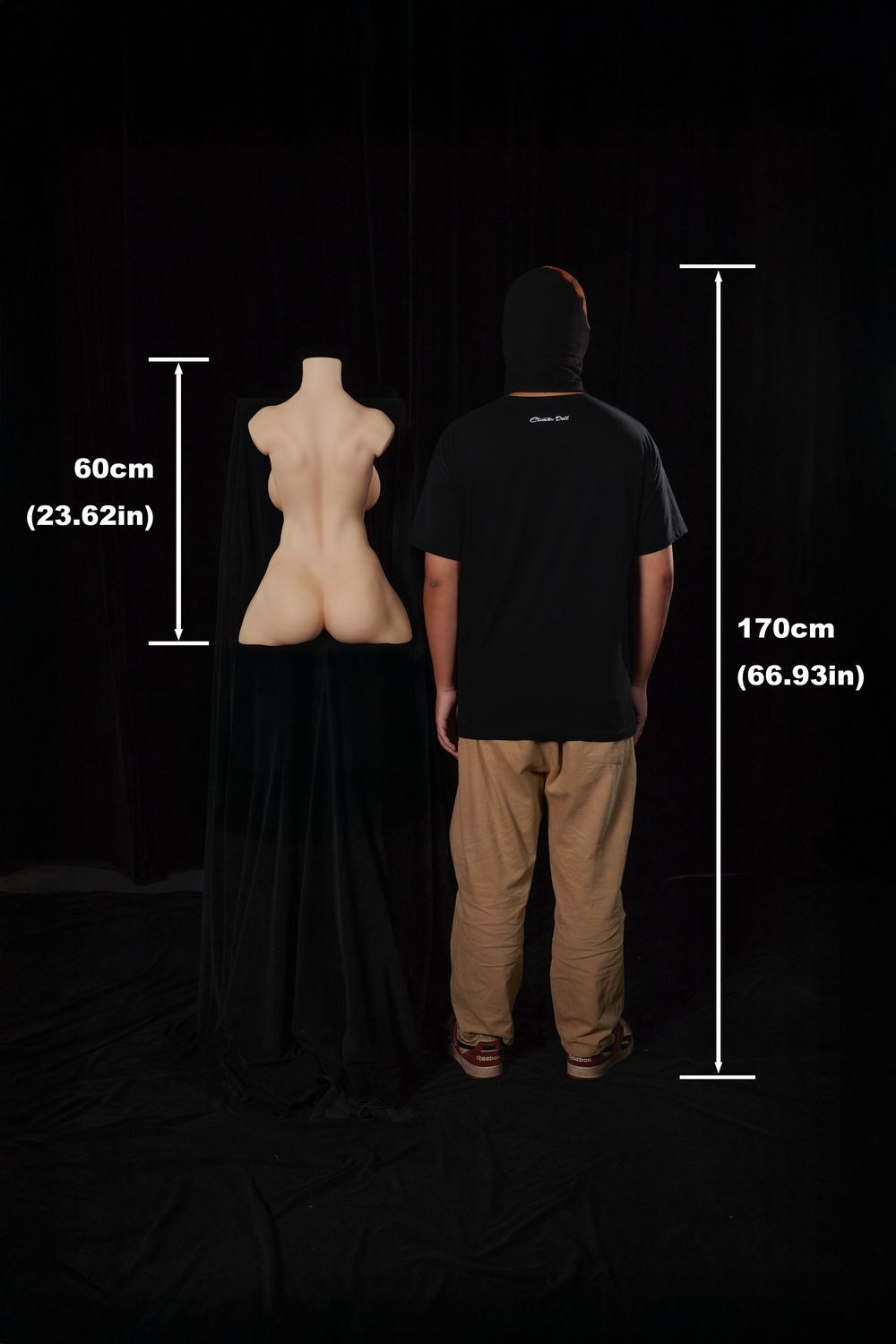 Climax Doll | ULW 60cm/2ft Big Breasts Realistic Silicone Torso Sex 663# - Livia