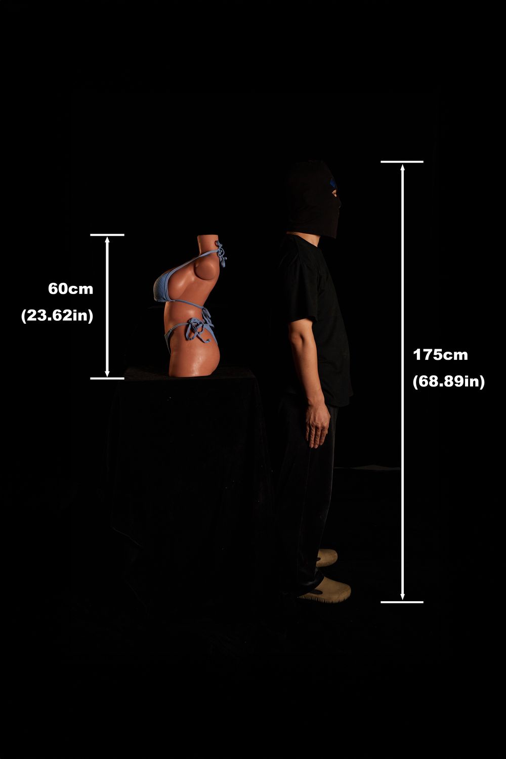 Climax Doll | ULW 80cm/2ft6 Big Breasts Realistic Silicone Torso Sex 664# - Eliza