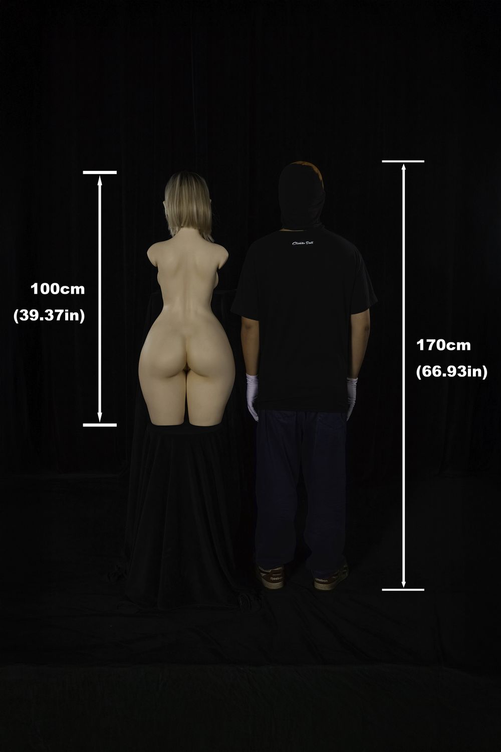 Climax Doll | ULW 100cm/3ft3 Small Breasts Glamorous Mature Realistic Silicone Torso Sex 882# - Eydis