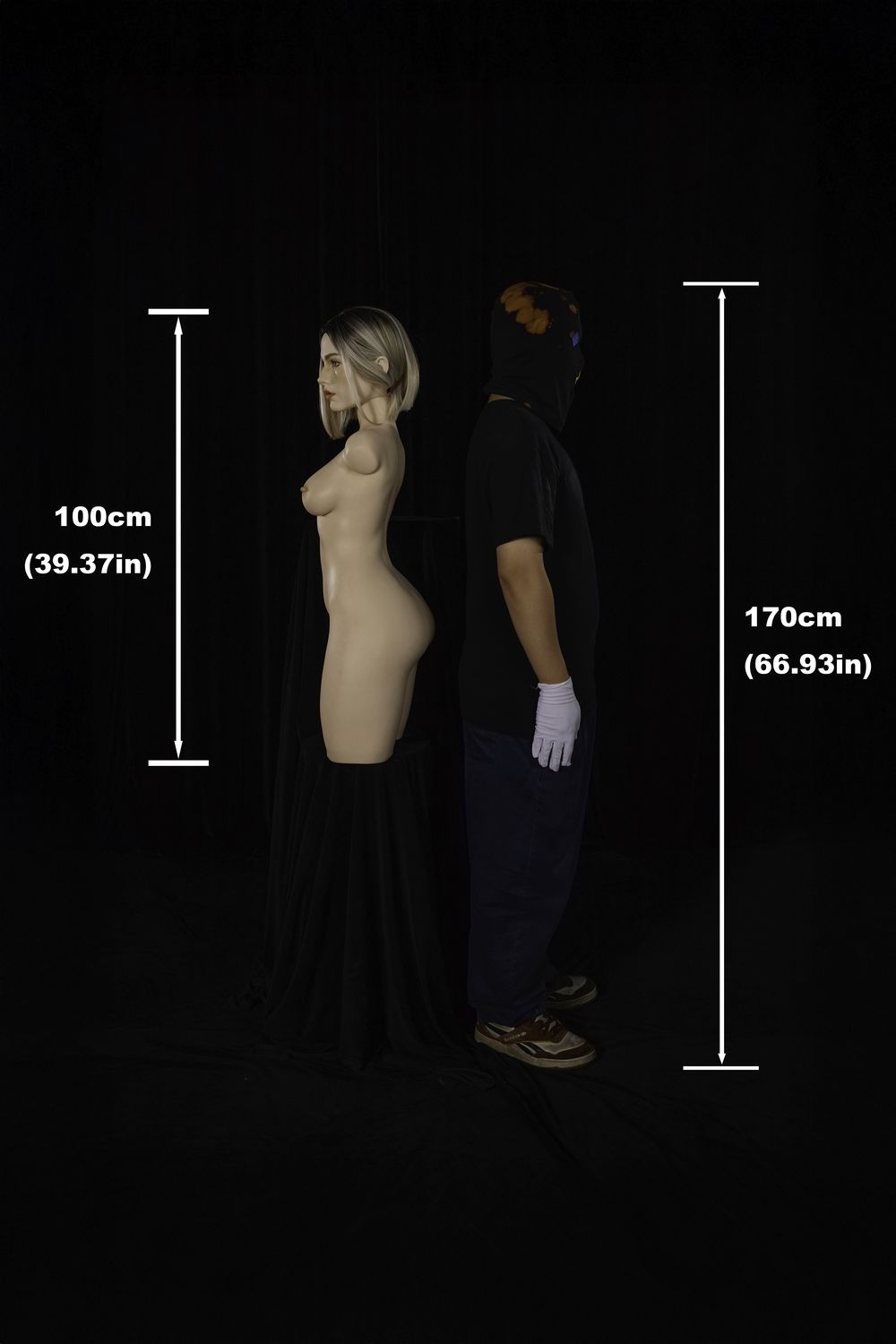 Climax Doll | ULW 100cm/3ft3 Small Breasts Glamorous Mature Realistic Silicone Torso Sex 882# - Eydis