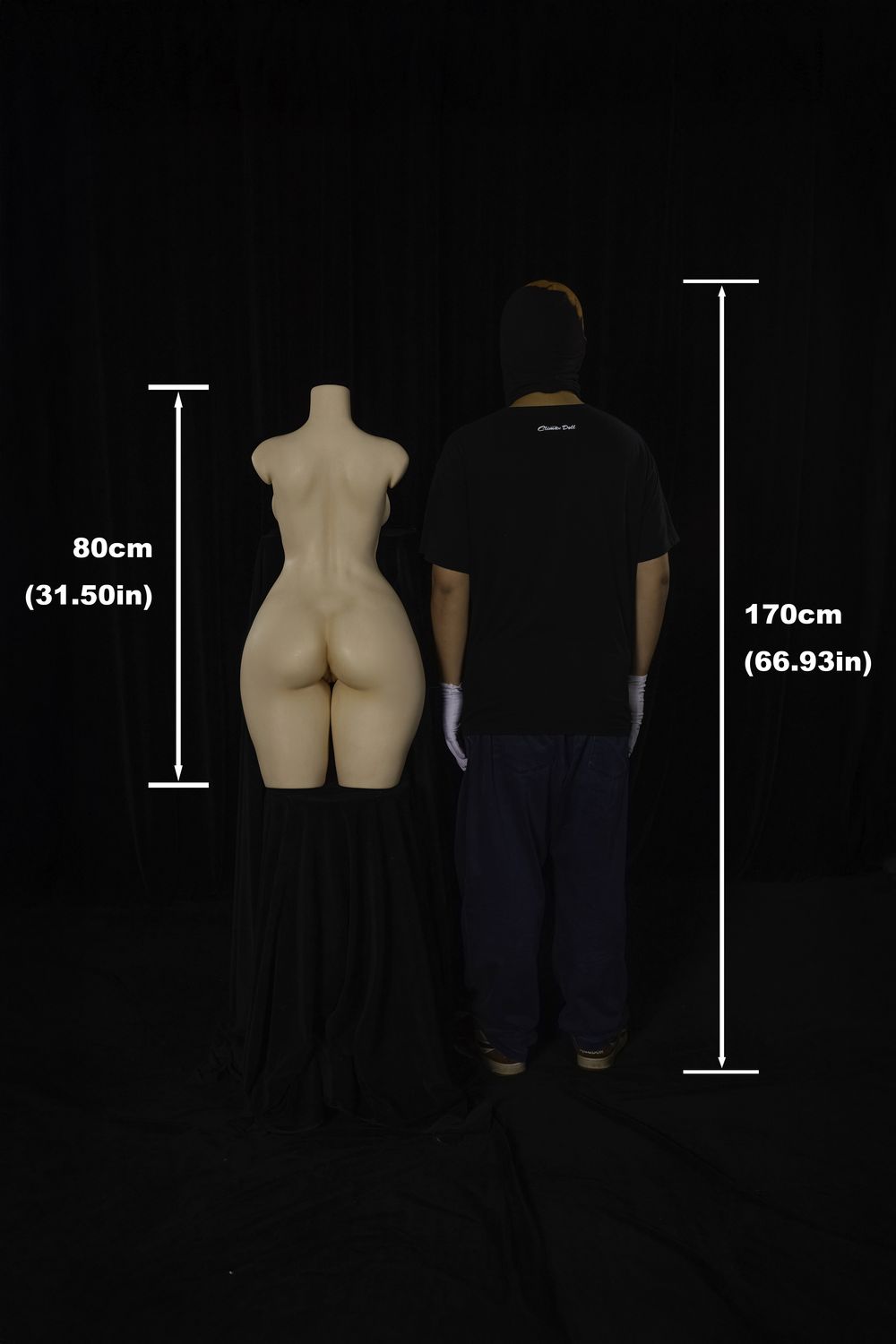 Climax Doll | ULW 80cm/2ft6 Small Breasts Realistic Silicone Torso Sex 882# - Eydis