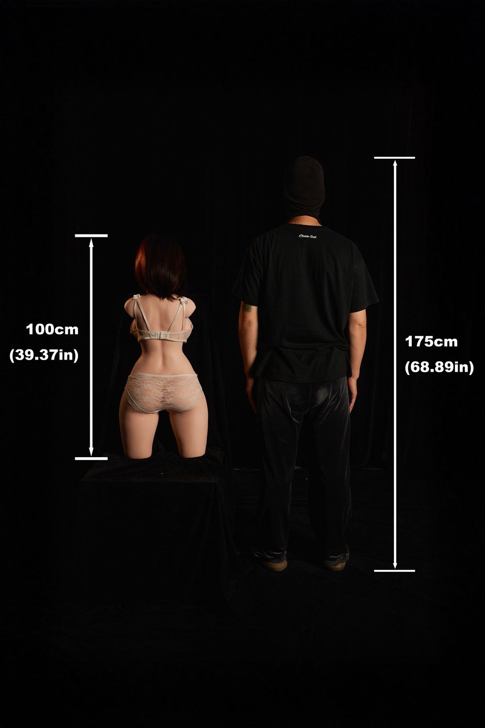 Climax Doll | ULW 100cm/3ft3 Small Breasts Asian Realistic Silicone Torso Sex 883# - Fukada