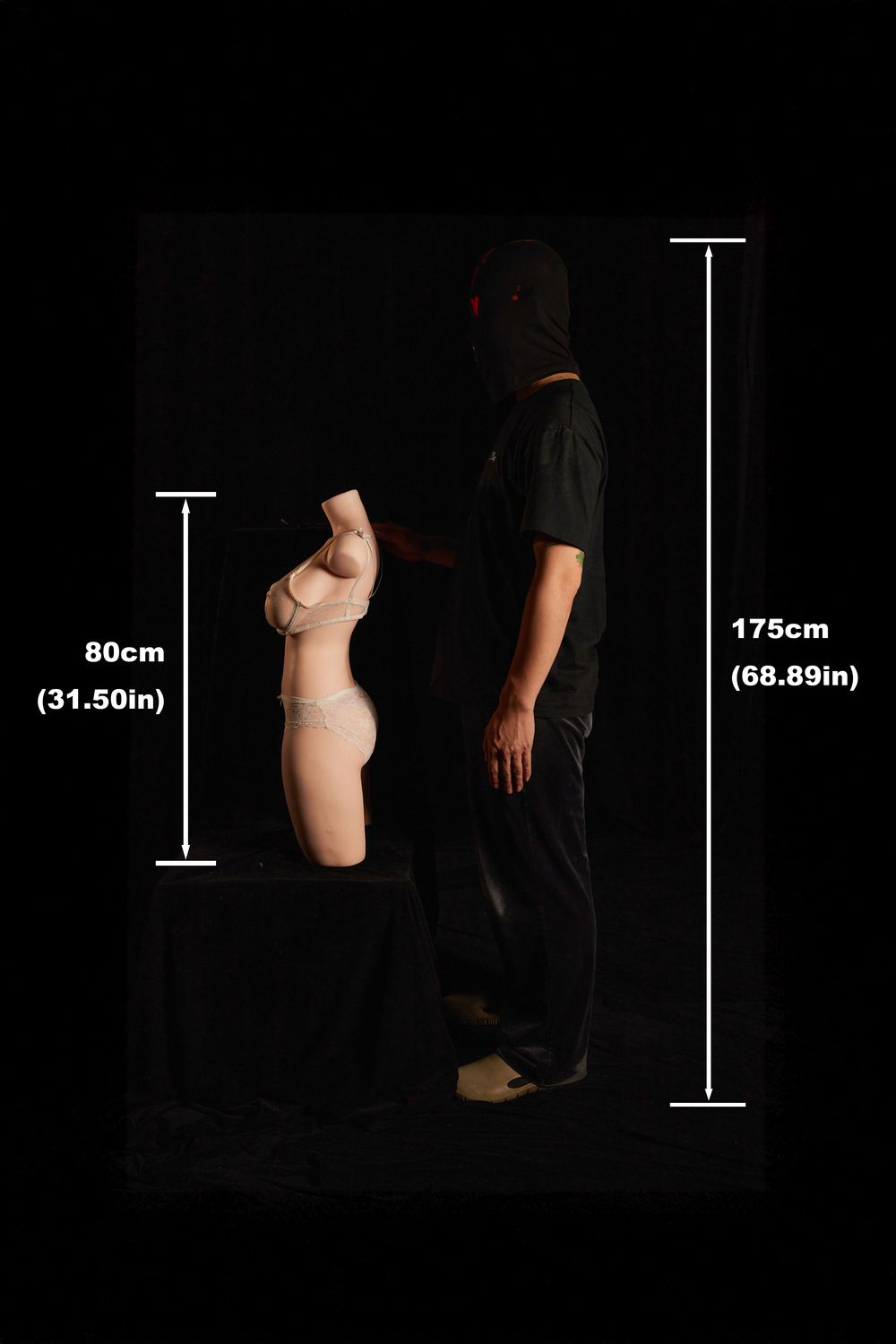 Climax Doll | ULW 80cm/2ft6 Small Breasts Realistic Silicone Torso Sex 883# - Fukada