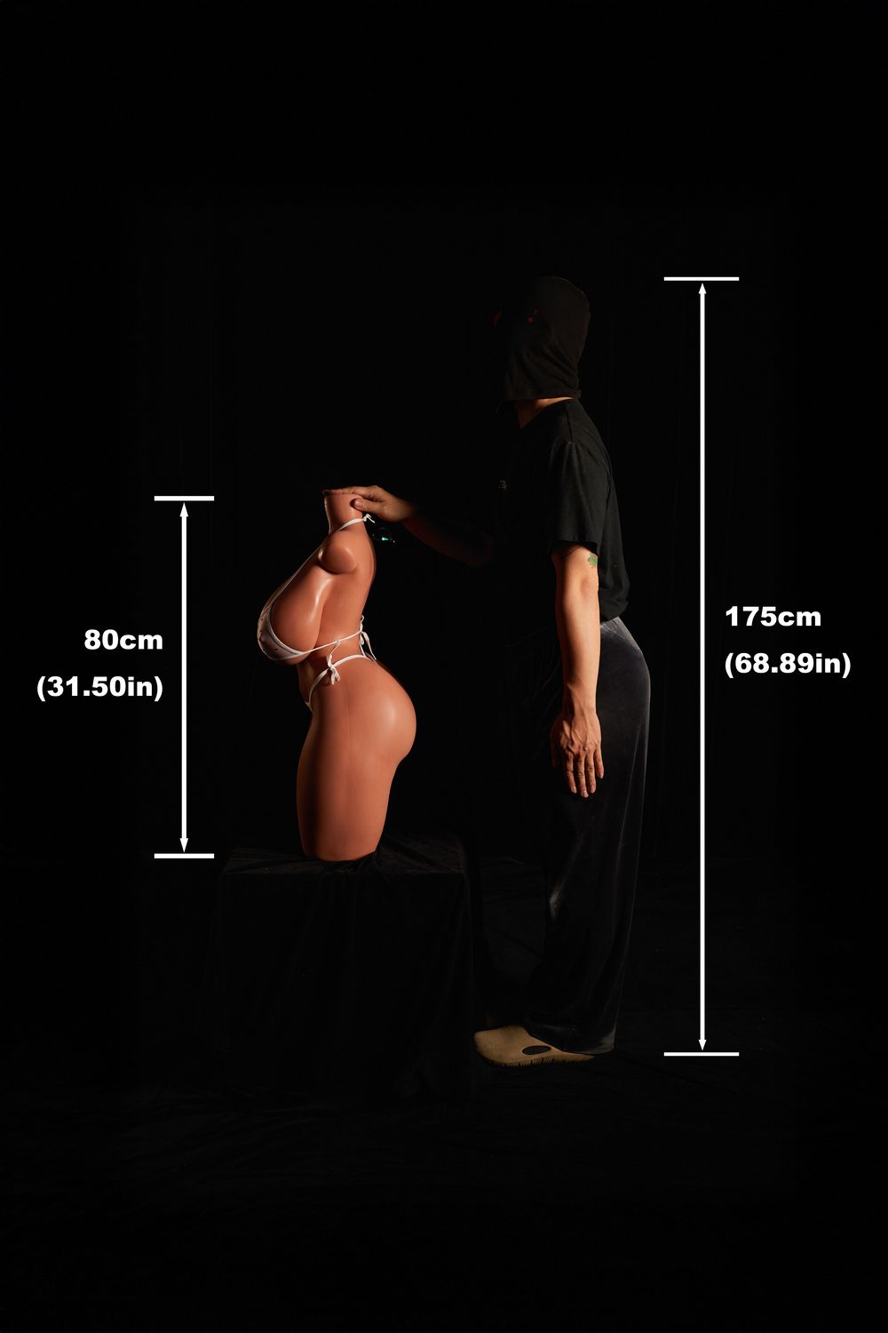 Climax Doll | ULW 80cm/2ft6 Big Breasts Realistic Silicone Torso Sex 884# - Hazel