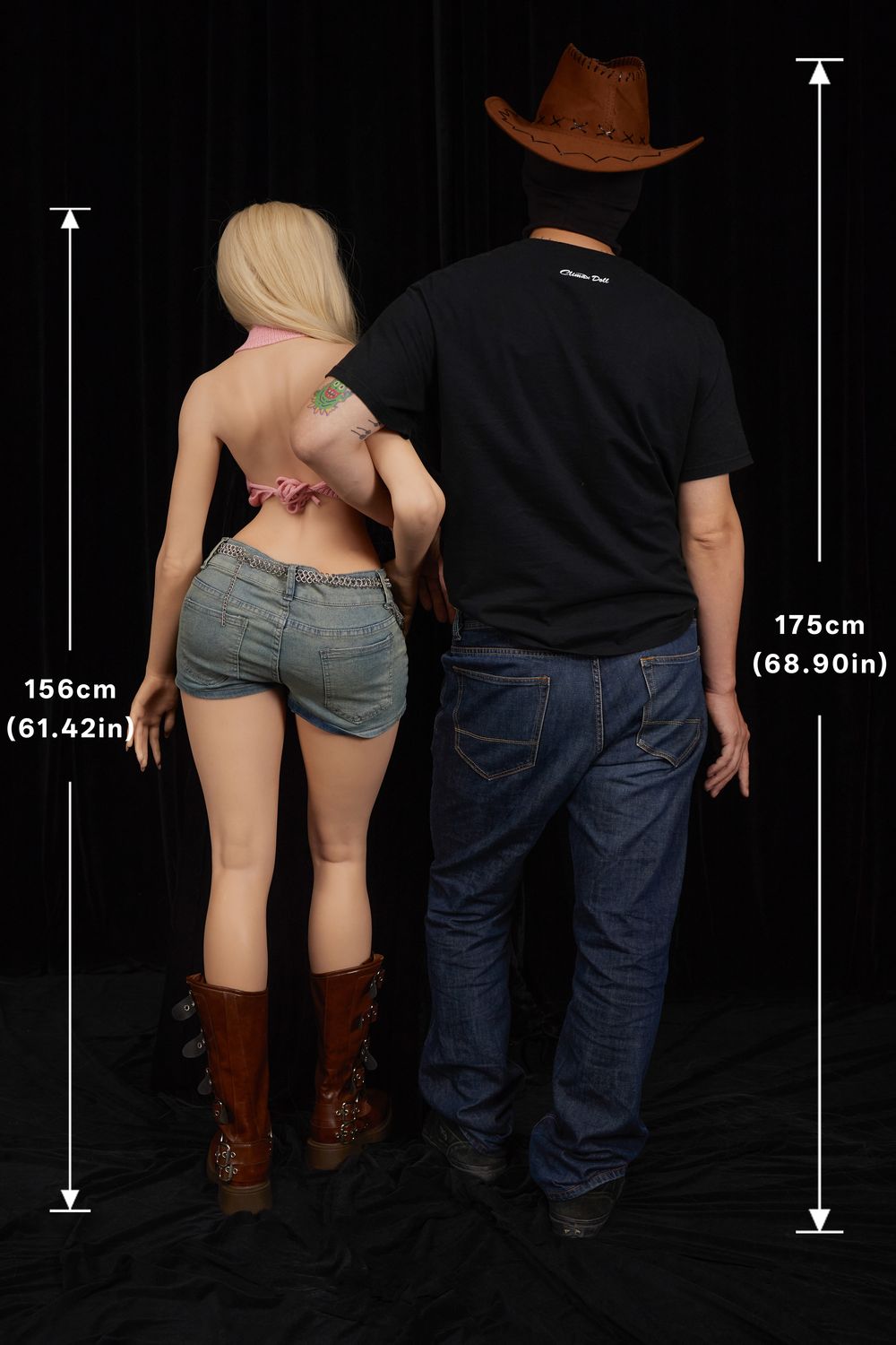 Climax Doll | ULW SiU156cm/5ft1 Small Breasts Blonde Sweet Cowgirl Realistic Silicone Sex Doll -  Rhea