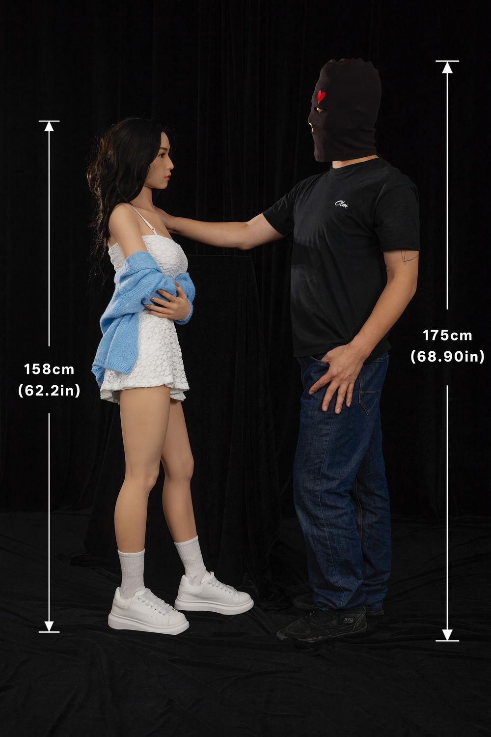 Climax Doll | ULW SiY158cm/5ft2 Small Breasts Asian Sweet Realistic Silicone Sex Doll - Mayu