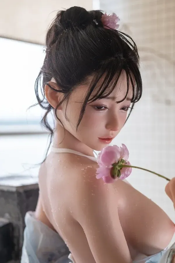 TOP-CY Doll | 157cm/5ft2 Big Breasts Asian ROS Silicone Head Sex Doll - Noa