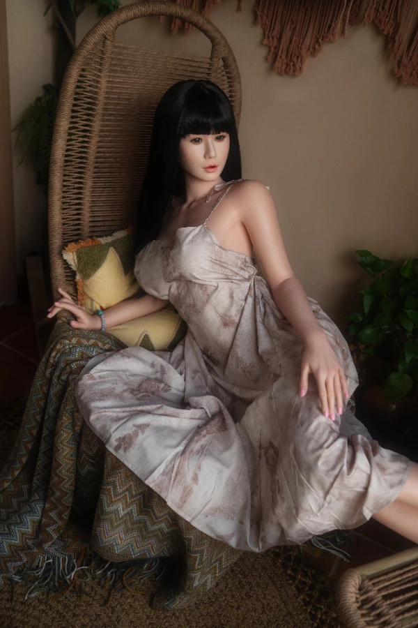 Top Fire | 158cm/5ft2 Seductive Mature Japanese Realistic Silicone Sex Doll - Elara