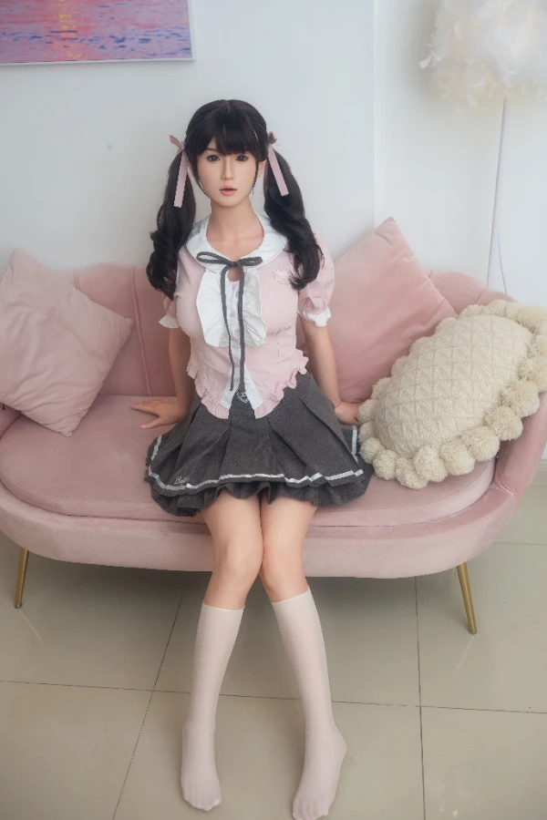 Top Fire | 158cm/5ft2 Charming Sweet Japanese Girl Realistic Silicone Sex Doll - Luna