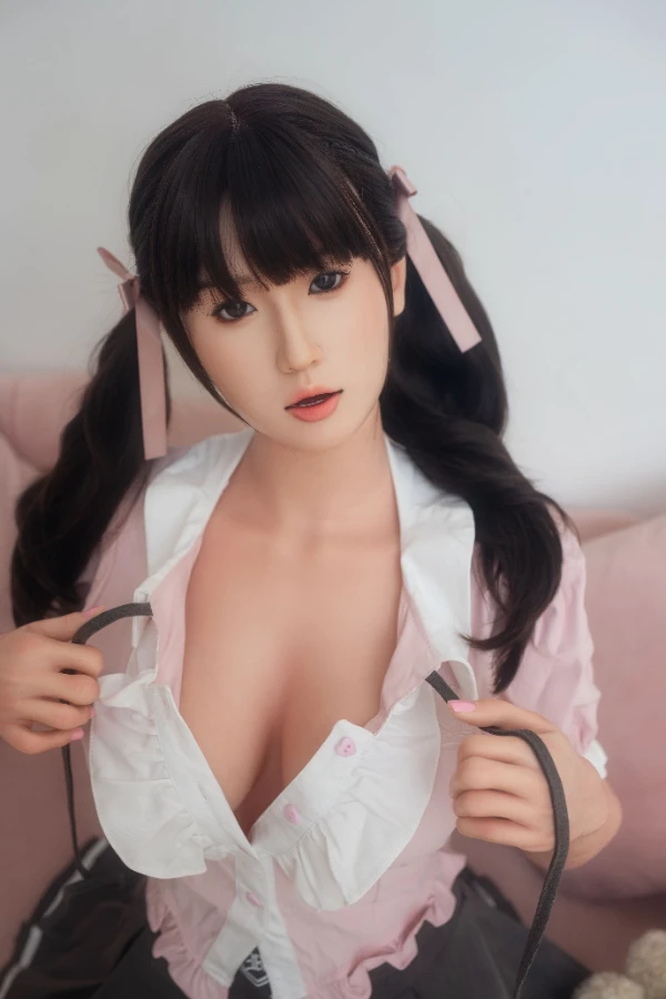 Top Fire | 158cm/5ft2 Charming Sweet Japanese Girl Realistic Silicone Sex Doll - Luna