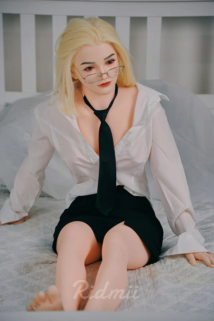 RIDMII | 165cm/5ft5 Small Breasts Chic Blonde Hair Lifelike TPE Sex Doll - Alma (In Stock US)