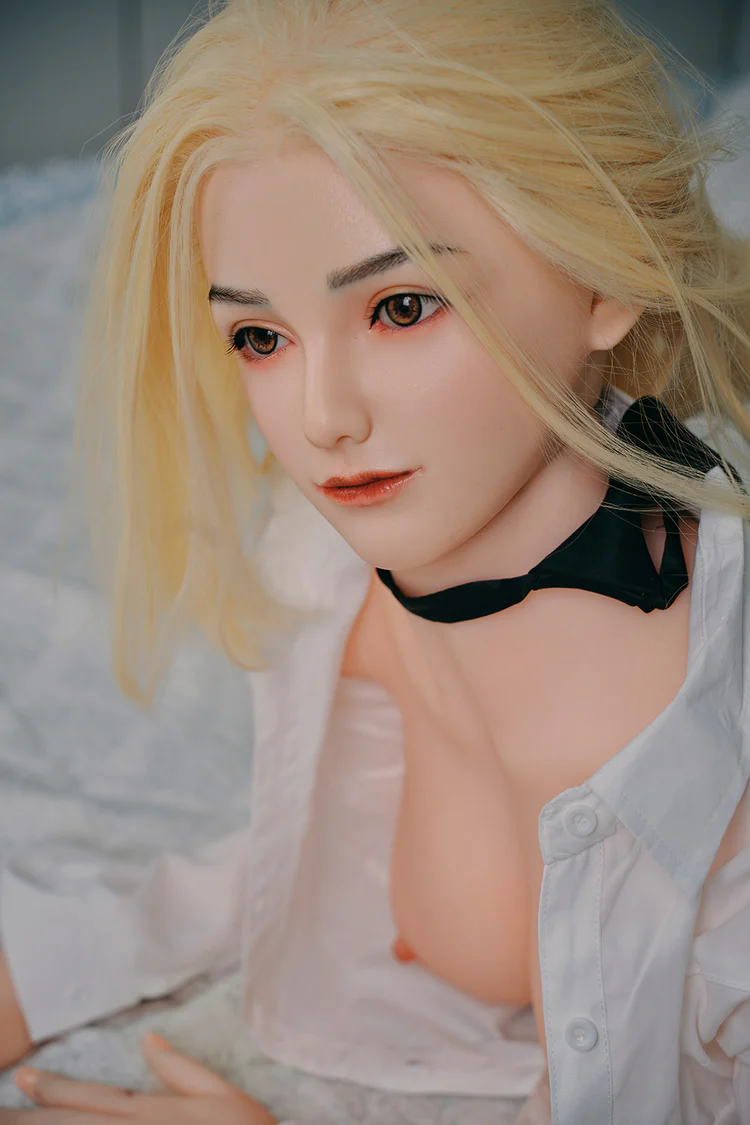 RIDMII | 165cm/5ft5 Small Breasts Chic Blonde Hair Lifelike TPE Sex Doll - Alma (In Stock US)