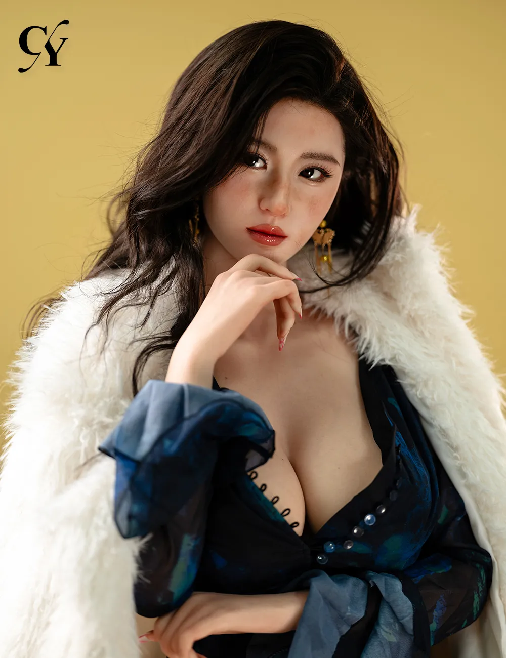 TOP-CY Doll | 168cm/5ft6 Big Breasts Asian Silicone Head Sex Doll - Xixi
